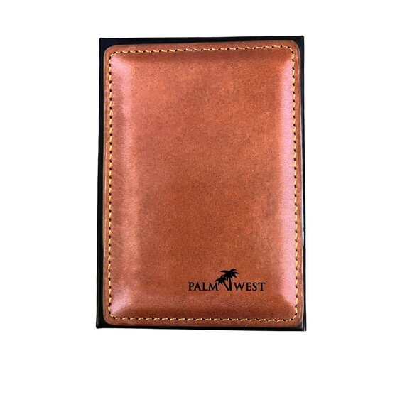 Palm West Genuine Oil-Tanned Leather Wallet with Money Clip – RFID Blocking - Picture 7 of 16